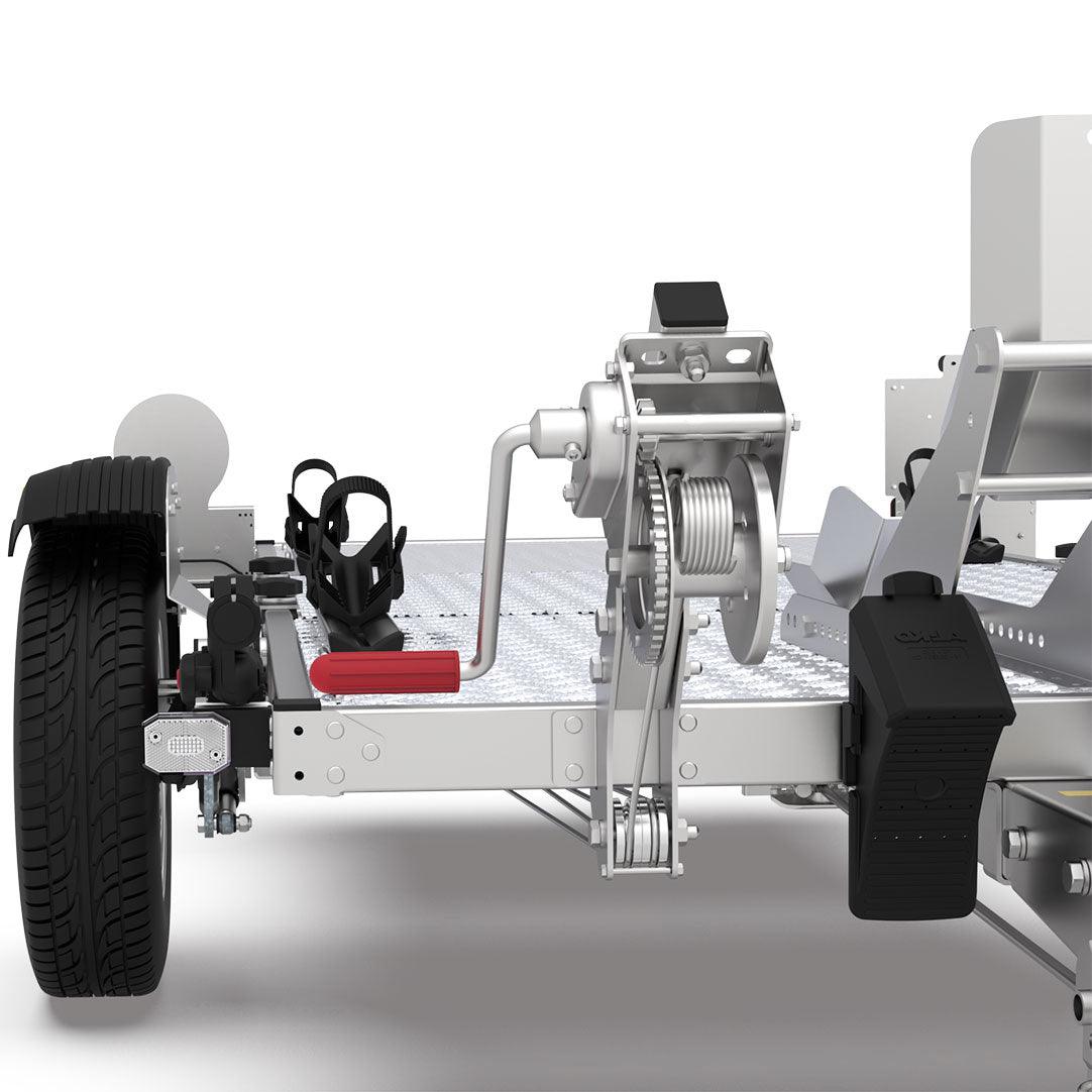 TREILER® 750 - Motorradanhänger Seilwinde.