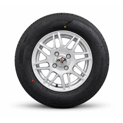 Compleet wiel aluminium velgen (paar)